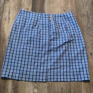 Plaid skirt